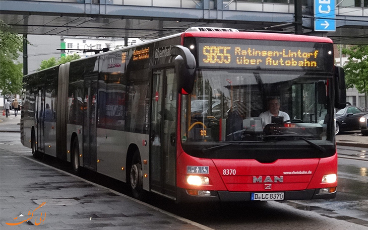 اتوبوس فرودگاه دوسلدورف