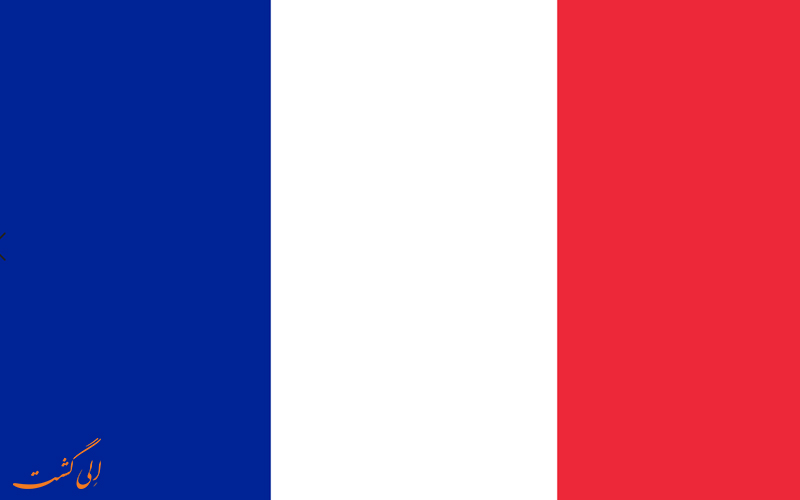 عکس پرچم کشور فرانسه