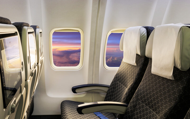 Airplane-seat کلاس پروازی اکونومی
