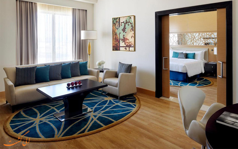 امکانات درون اتاق های هتل ماریوت الجداف دبی