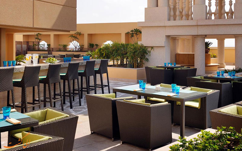 رستوران پشت بامی هتل ماریوت الجداف دبی