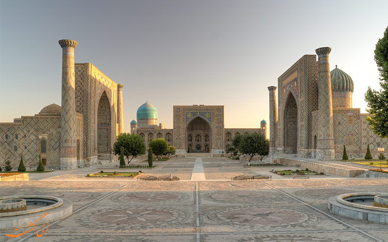 میدان ریگستان از جاذبه های سمرقند میدان ریگستان از جاذبه های سمرقند