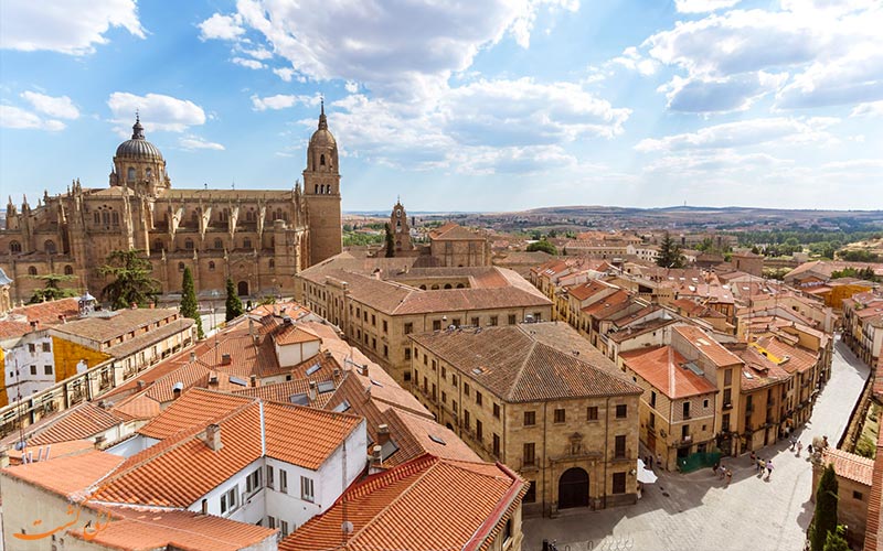 نمای تاریخی شهر سالامانکا اسپانیا