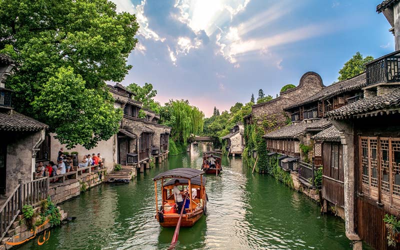 ووژن از روستاهای شناور جهان-ووژن، شهر آبی چین