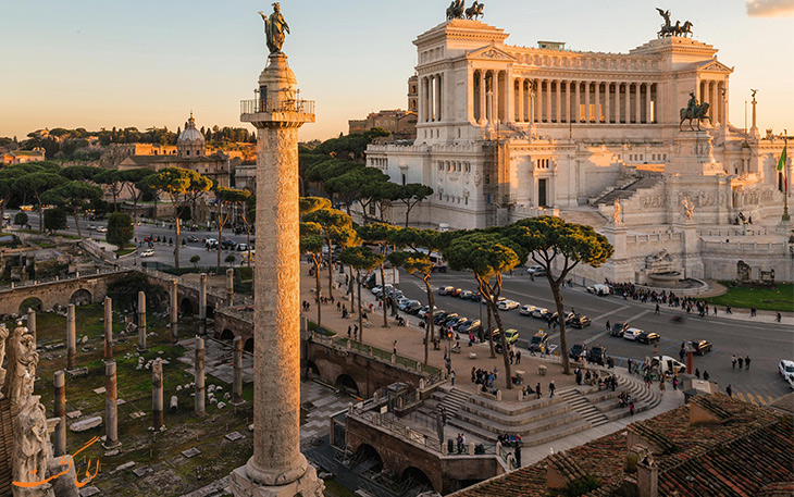 ستون باستانی تراجان ، اثری باقی مانده از روم باستان