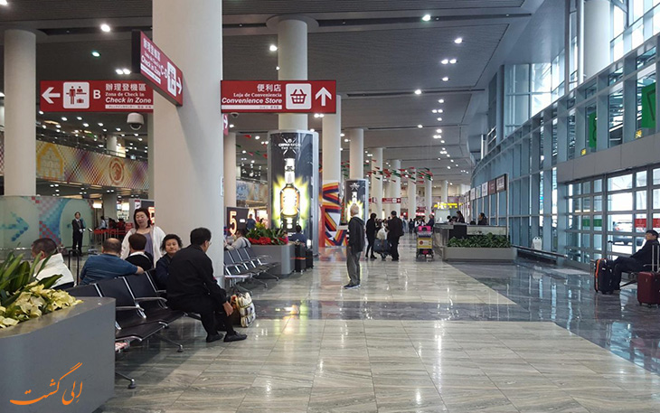 ترمینال ها و باند فرودگاه ماکائو چین