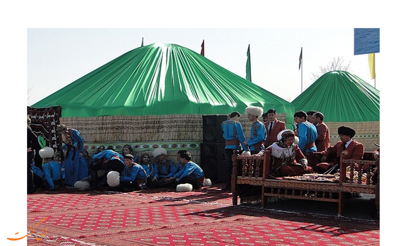 خانه سنتی ترکمنستانی ها