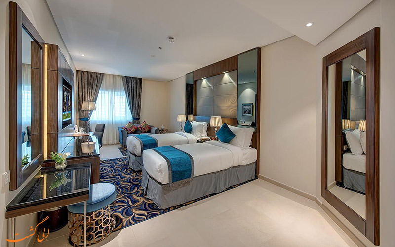 نمونه اتاق در هتل امگا دبی