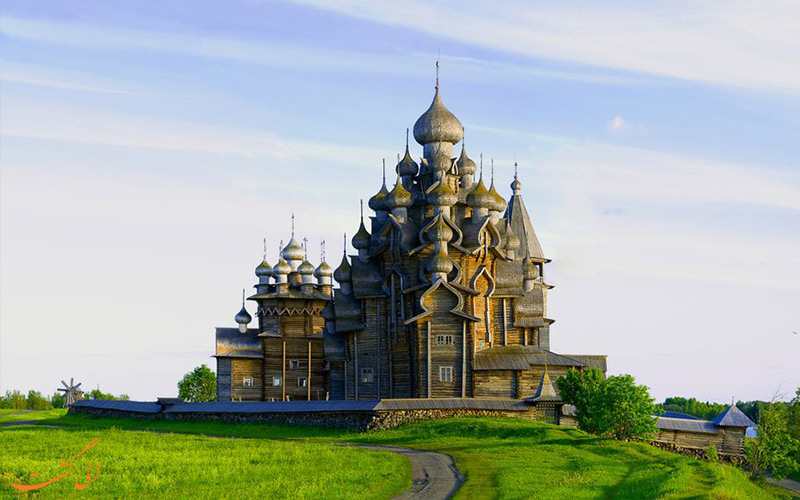 کلیسای جزیره کیژی از دیدنی های روسیه
