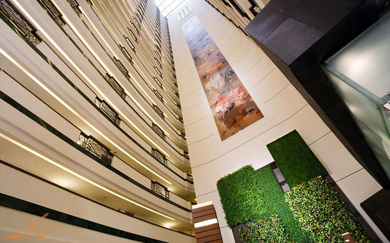 نمای لابی هتل گرند مرکور شانگهای