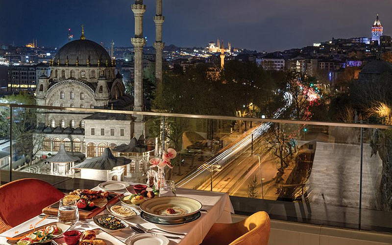 نمای هتل پورت بسفروس استانبول