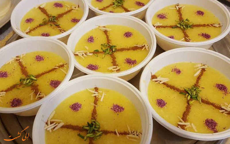 دسر شله زرد ، دسر سنتی ایرانی در مراسم های مختلف
