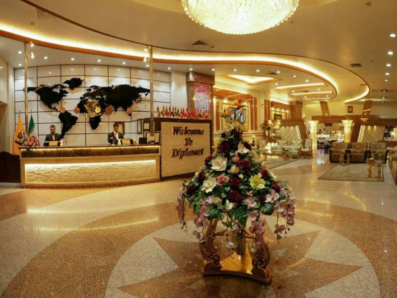 diplomat-hotel ارزان ترین هتل های مشهد