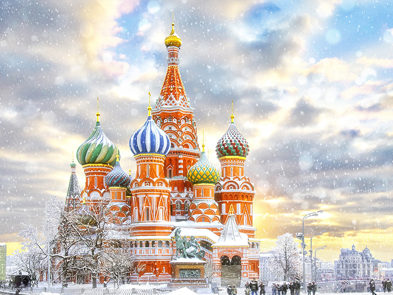 روسیه در فصل زمستان