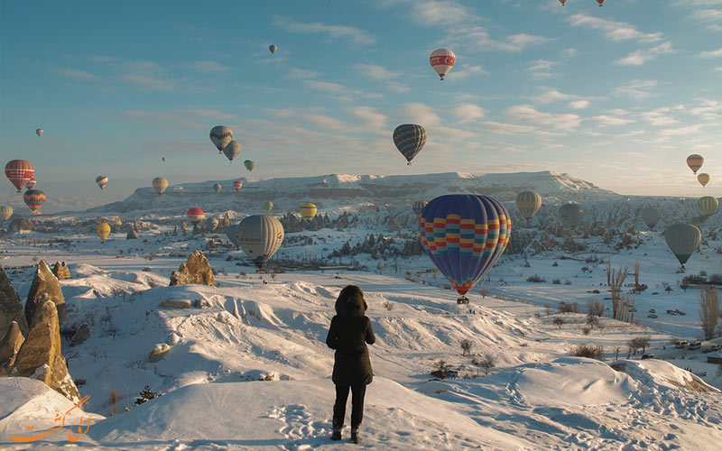 زمستان کاپادوکیه بهترین زمان برای ارزان ترین سفر ترکیه