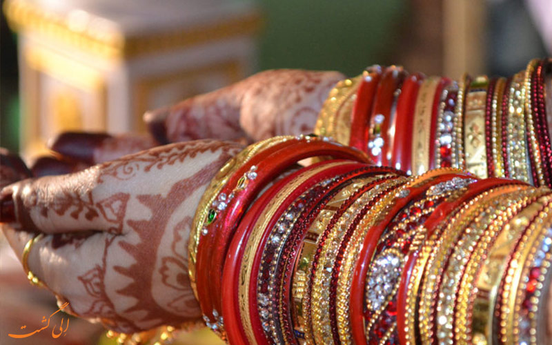 خصوصیات اخلاقی مردم هند-حنا گذاری در مراسم عروسی