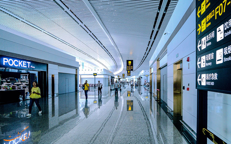 مسیرهای-درون-فرودگاه چونگ‌کینگ ییانگبی چین