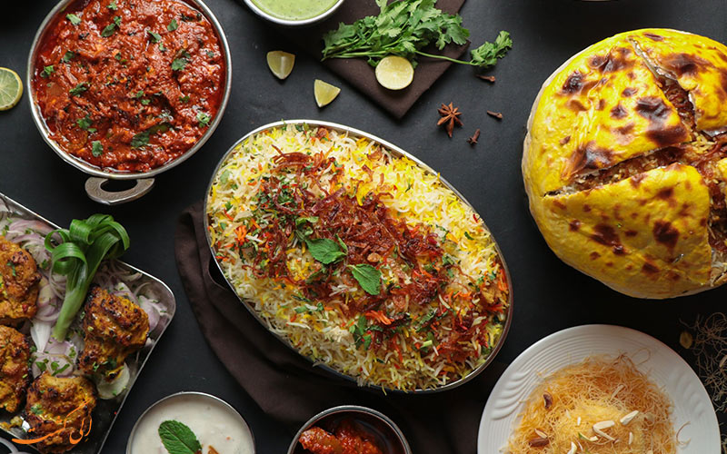 غذای رستوران دربار بمبئی