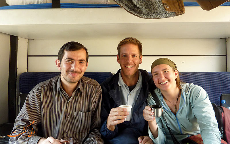 مسافران خارجی در سفر به ترکیه با قطار تبریز وان