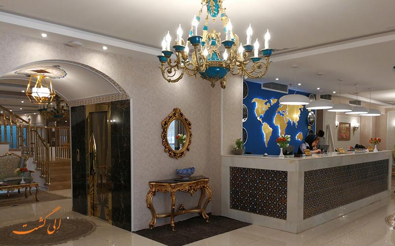عکس هتل خواجو اصفهان از لابی-لیست هتل های 4 ستاره اصفهان