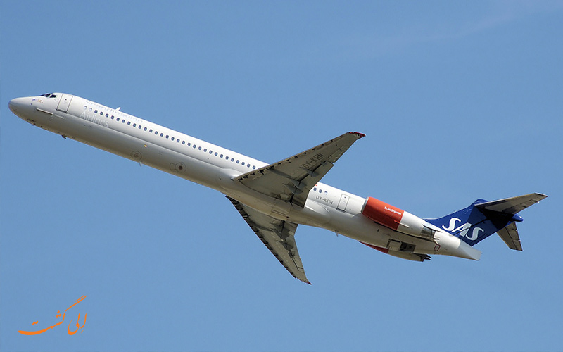 نمونه ای از هواپیمای مک دانل داگلاس یا هواپیما بوئینگ ام دی