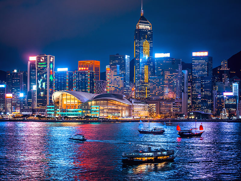  از شهرهای زیبای جهان شهر آسیایی هنگ کنگ