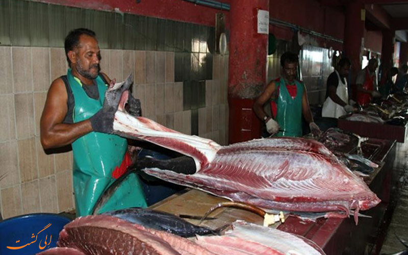 بازار ماهی در مالدیو