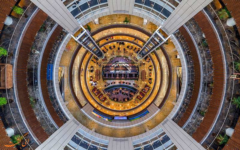 نمای بالا به پایین مرکز خرید سانا | Sana Shopping Center نمای بالا به پایین مرکز خرید سانا | Sana Shopping Center