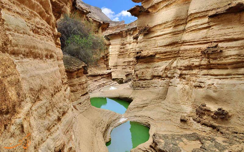 نمایی از تنگه‌ی چاهکو