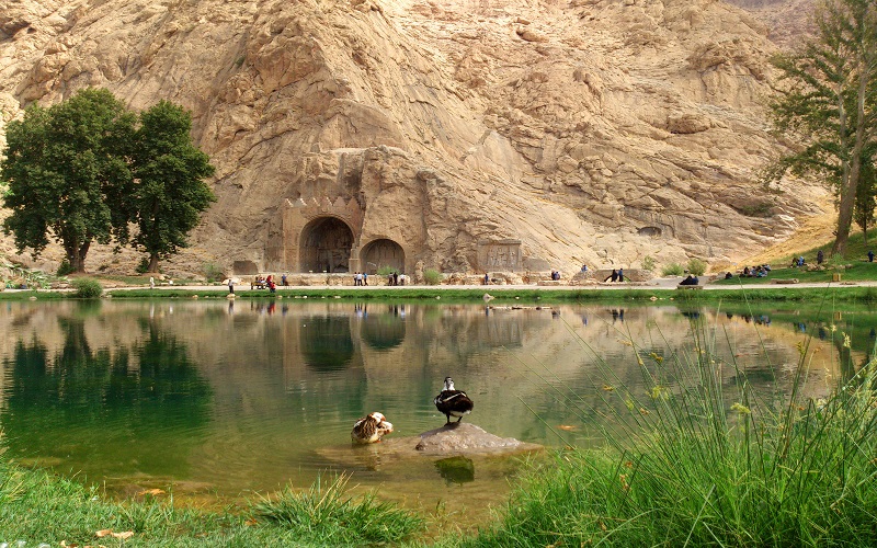 پارک جنگلی کرمانشاه و تاریخ بی همتای عصر ساسانی!