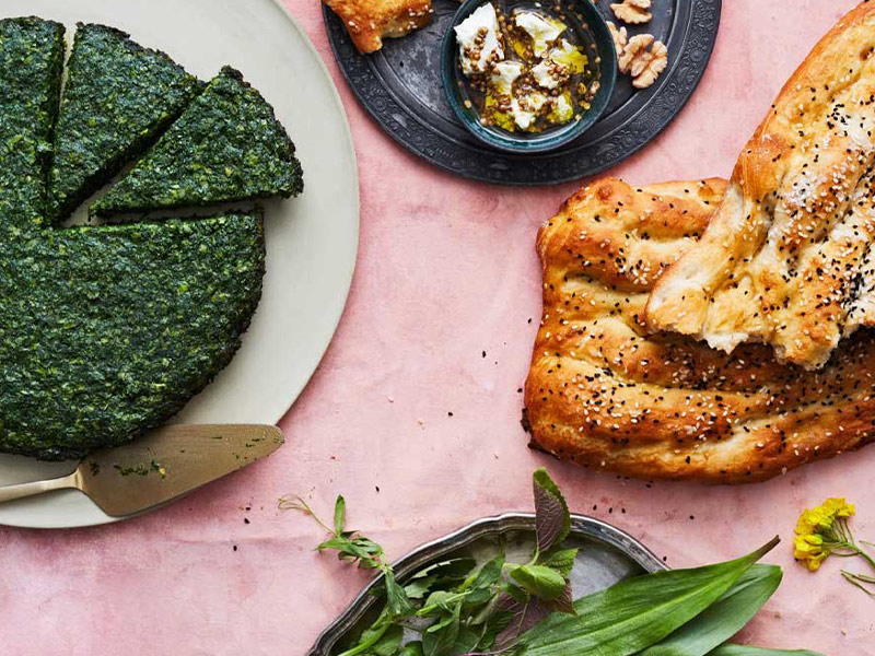 کوکو سبزی از غذاهای شب عید - الی گشت