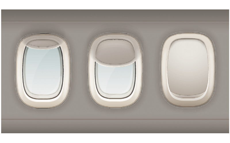 چرا پنجره های هواپیما همیشه بیضی شکل هستند؟