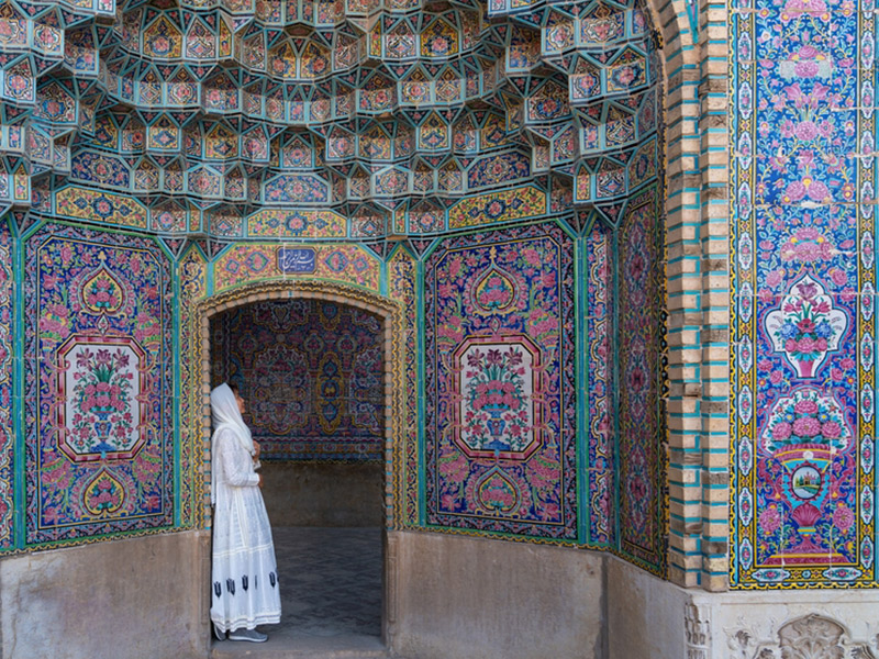 معماری مسجد نصیر الملک - الی گشت