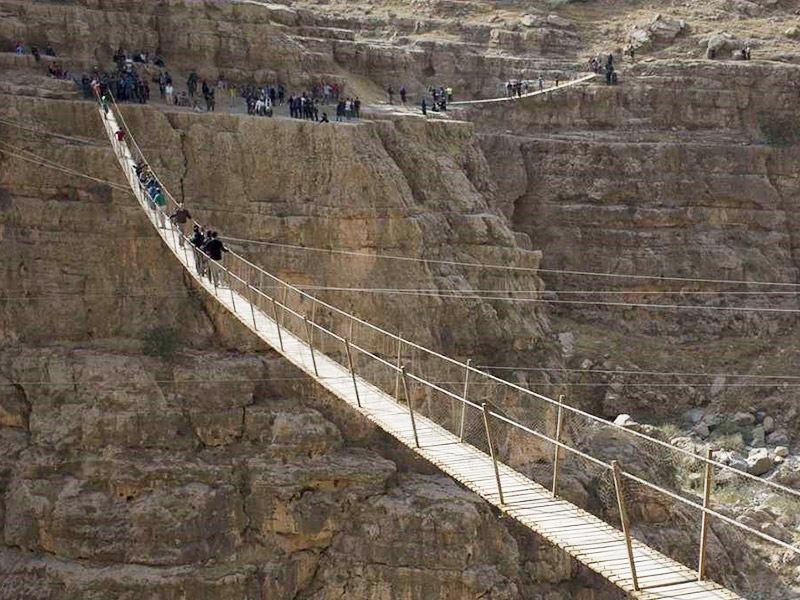 پل معلق دره خزینه؛ بلندترین پل معلق خاورمیانه - الی گشت