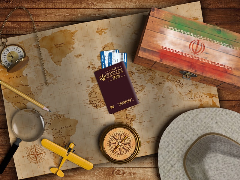 اعتبار پاسپورت ایران - الی گشت