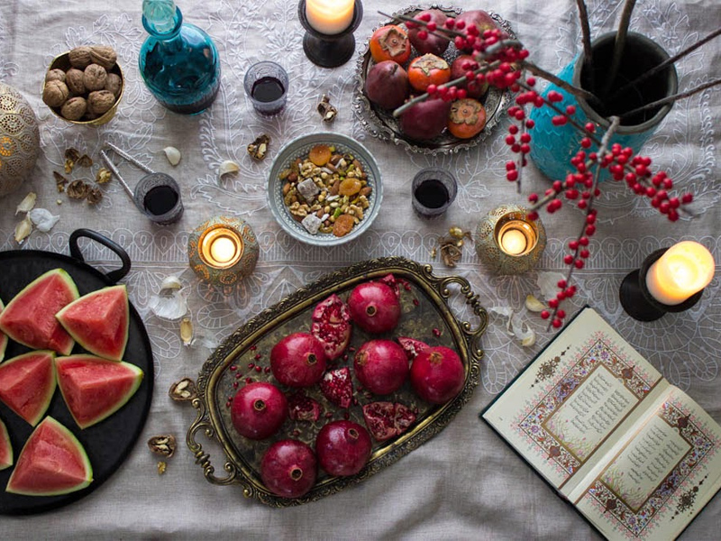 سفره رنگارنگ شب یلدا در استان یزد - الی گشت