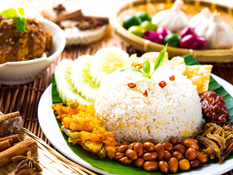 غذای محلی در مالزی