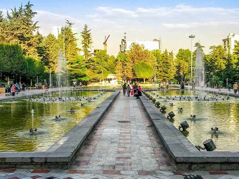 بوستان نیاوران - مسیر های دوچرخه سواری در تهران - الی گشت