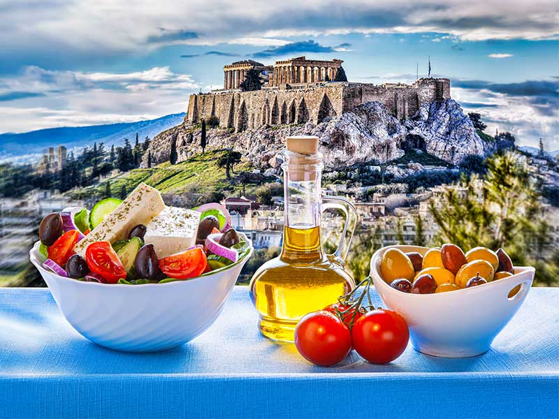 آشنایی با آداب و رسوم غذا خوردن در کشور یونان
