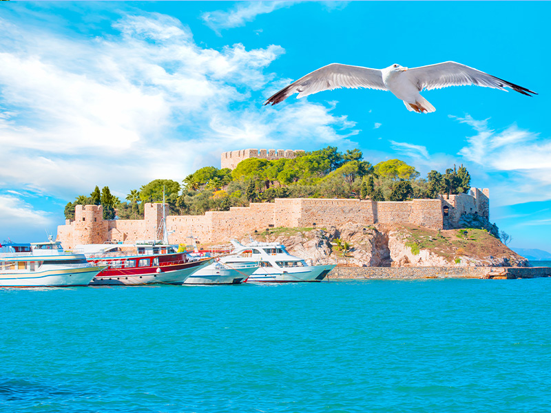 جاذبه های جزیره کبوتر ترکیه