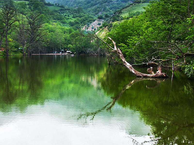 دریاچه شورمست در استان مازندران