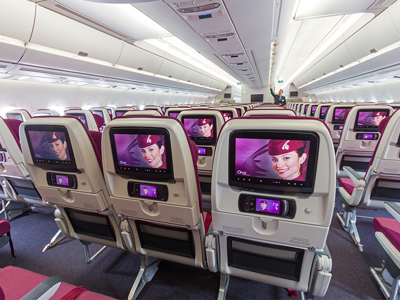 راحتی صندلی های هواپیماهای قطر