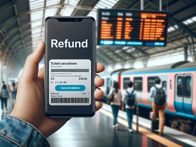 قوانین استرداد بلیط قطار