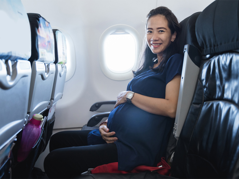 پرواز در دوران بارداری