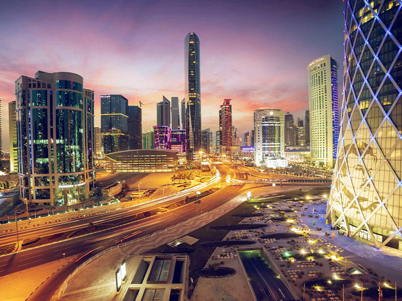 دوحه از شهرهای میزبان جام جهانی قطر