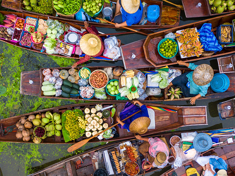 فرهنگ غذایی تایلند شمالی و تایلند جنوبی