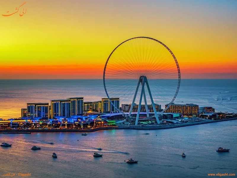 جزیره بلوواترز دبی - بهترین جزایر امارات  - الی گشت