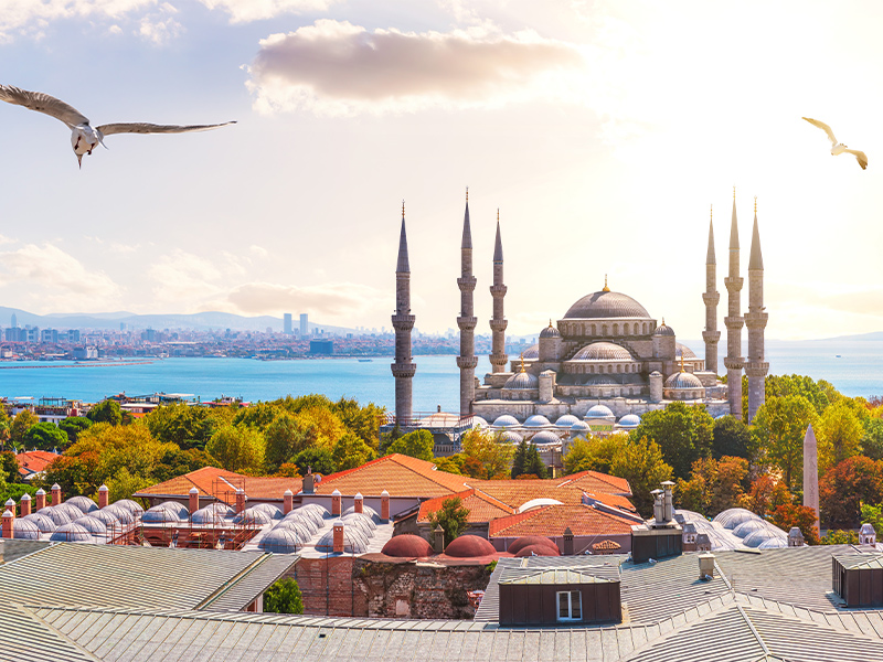 خرید بلیط هواپیمای مشهد به  استانبول - الی گشت 
