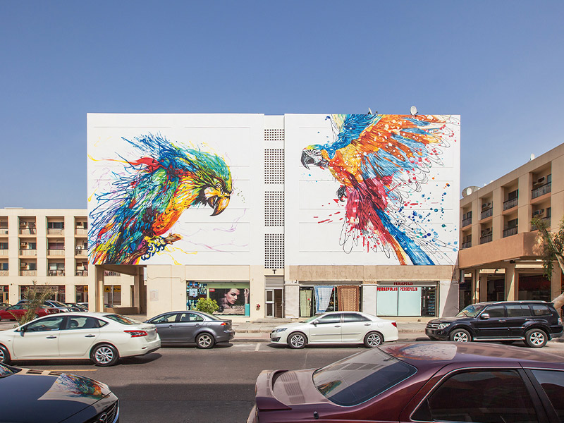 بازدید از نقاشی های خیابانی در دبی - الی گشت
