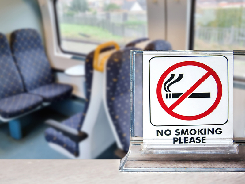 قوانین حمل دخانیات در مسافرت با قطار - الی گشت